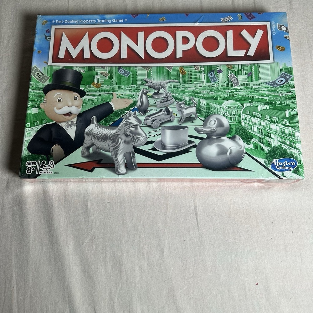 Original Monopoly Game Classic Edition Family Board Game - NEW Sealed